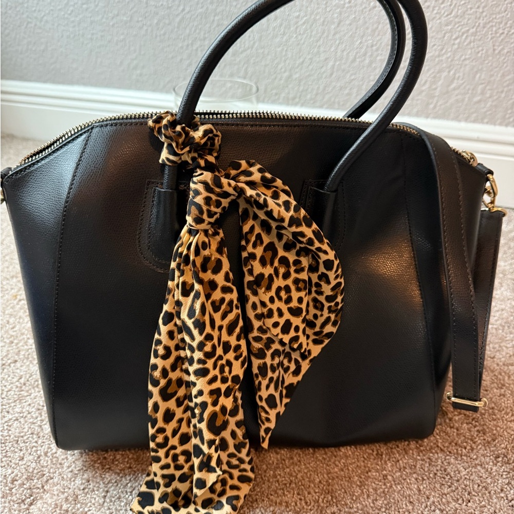 Black Leather Purse
